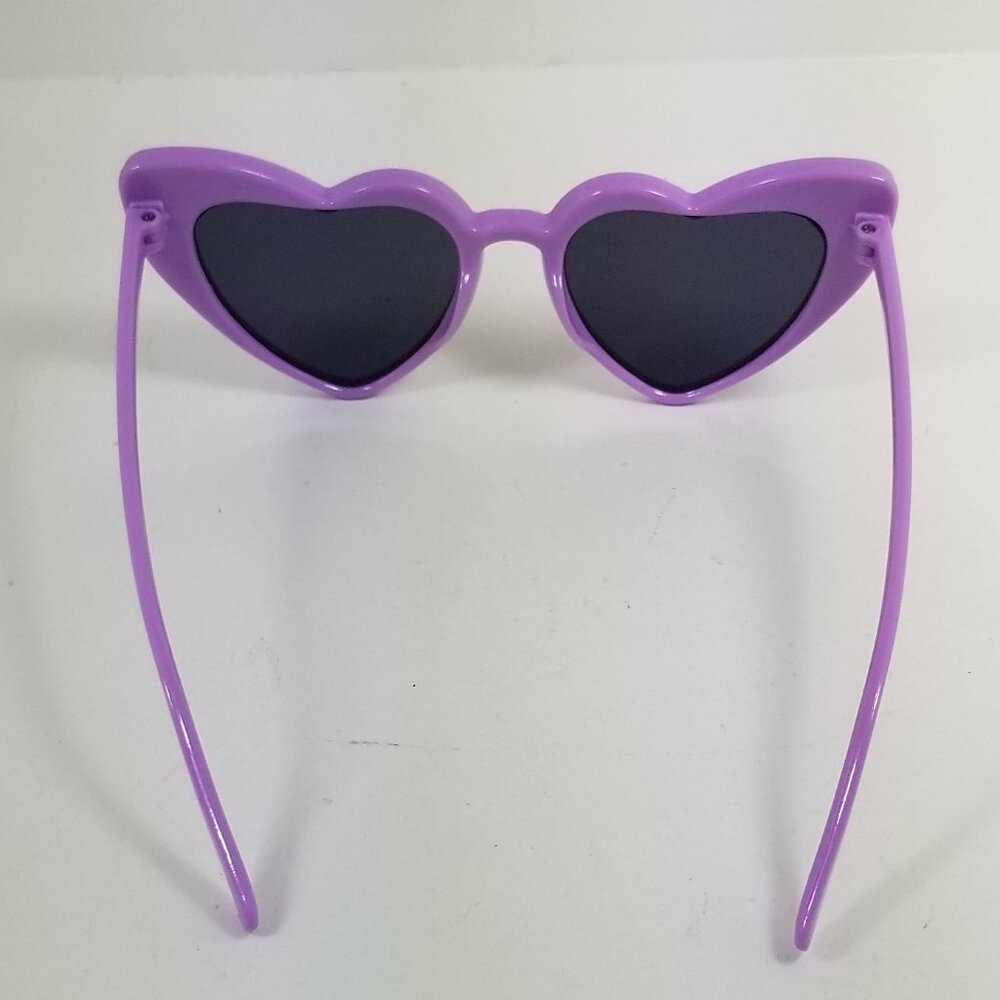 Kids Heart Sunglasses Vintage Heart-Shaped Toddler Sunglasses Cute Pink - Picture 3 of 7